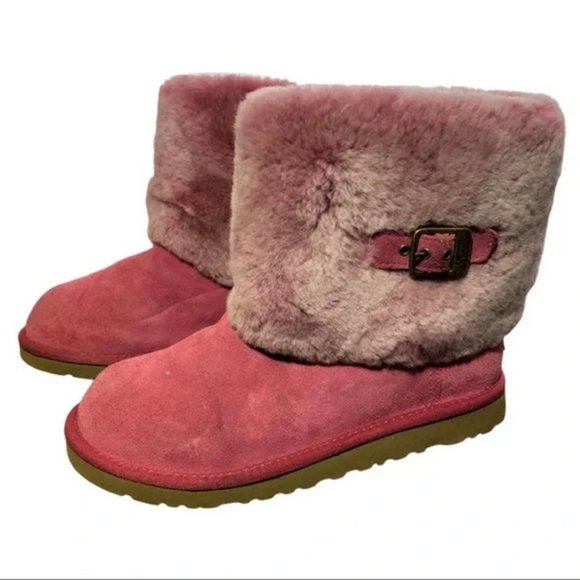 UGG Other - UGGS Ellee Dusty Rose Boots Big Kids Size 5